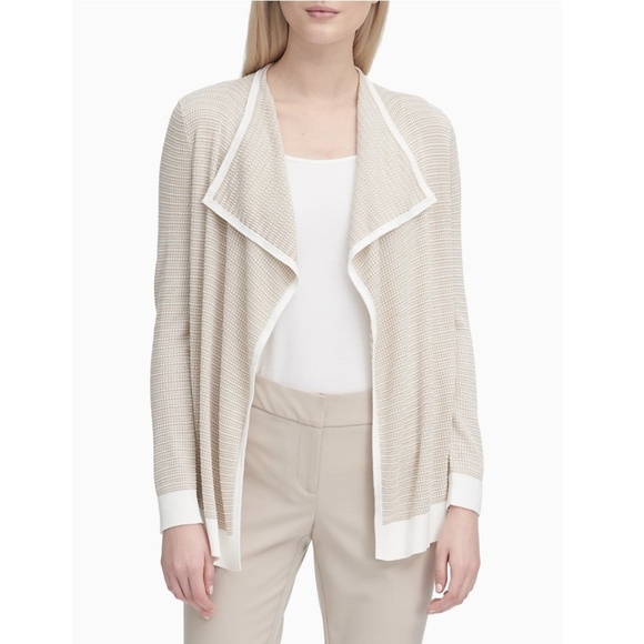 Calvin Klein Flyaway Cardigan S NWT - Picture 3 of 4